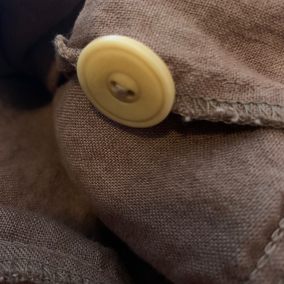 Flax Medium  Long Sleeve Three Button Jacket - Picture 5 of 7